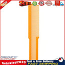 Hairdressing Carbon Anti-static Comb Wide Tooth Hair Clipper Comb (Orange) Newly