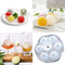 #A 7 Cavity Ice Molds Silicone Cocktail Whiskey Ice Cube Ball Maker Tray with Li