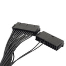 30cm Dual PSU Cable Extension Adapter 24Pin ATX Sync Starter Power Cord