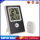 Digital Wall Mounted Thermometer Indoor Outdoor Temperature Humidity Meter