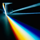 Triangular Prism Rainbow Crystal Optical Glass Teaching Refracted Spectrum Light