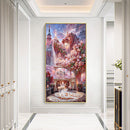 #A Chateau Montrose 5D DIY Diamond Painting Kits Full Round Drill Wall Decor Cra