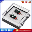 2x LEO Topwater False Bait with Fishhook Fishing Lure Bionic Insect Fly Jig Hook