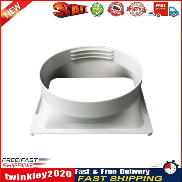 Square Portable Air Conditioner Exhaust Duct Interface Pipe Tube Connector Newly