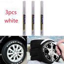 3X White Paint Pen Marker Waterproof Permanent Car Lettering Tire Letters F3A3