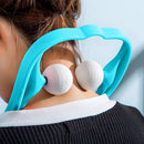 Dual Trigger Point Cervical Neck Massager Hand Roller Neck Shoulder Leg Slimmer