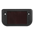 4x Solar Deck Step Wall Lights Stairs Fence Decor Lamps (Black/Warm Light) Newly