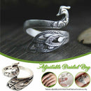Loop Crochet Ring Ring Sewing Accessories Peacock Fish Phoenix Thimble Ring