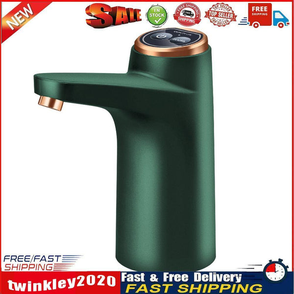 Touch Switch USB Charging Auto Drinking Water Pump Water Dispenser (Green) Newly