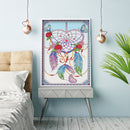 Diamond Painted 5D DIY Love Dream Catcher Partial Special Rhinestone Set Newly