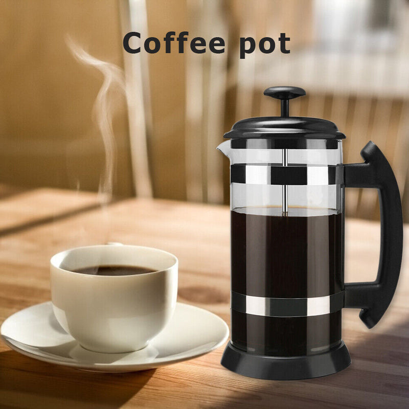 Stainless Steel 1000ml Tea Pouring Pot French Press Coffee Maker Kettle Newly