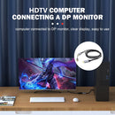 USB 4K 60Hz HDMI-Compatible to DP Converter HD Displayport Video Adapter