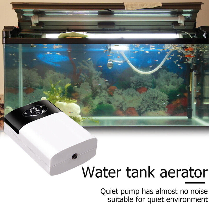 Aeration Oxygen Pump Fish Tank Aquarium Silent USB Air Compressor (SB 168) Newly