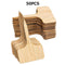 50x Wooden T-Shape Plant Labels Seed Potted Herbs Flowers Sign Tags Sticks Newly
