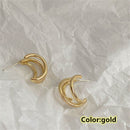 Woman Simplicity Ear ring Fashion Hoop Earring Earrings C Shaped Open Circle