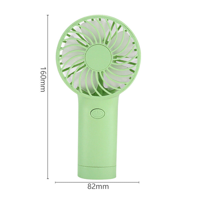 USB Mini Wind Power Handheld Fan Portable Summer Travel Office Small Cooling Fan