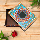 Classic Mandala Style Storage Box Cosmetics Collection with Mirror (MH202)