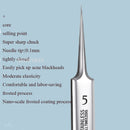 Acne Needle Nursing Clip Tweezers Blackhead Remover Skin Care Tools (A) Newly