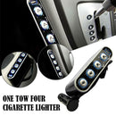 4Way Car Charger Vehicle Auto Cigarette Lighter Socket Multi Socket Splitter~