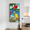 Paint By Numbers Kit DIY Parrot on Branch Colouring Oil Art Picture Craft
