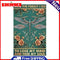 Full Cross Stitch Handcraft 11CT Stamped Dragonfly Needlework DIY Home Ornament