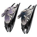 shape Crystal Dovetail Styling Tools Hair Clips Barrette Rhinestone Hairpin