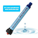 Camping Filter Straw Water Purifier Outdoor Drink Water Filter (Sky Blue)