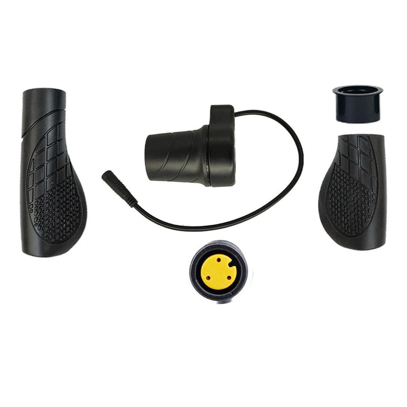 20X Bike Half Twist Throttle Grip 22.2mm with Cable for Electric Bike E-bike,`