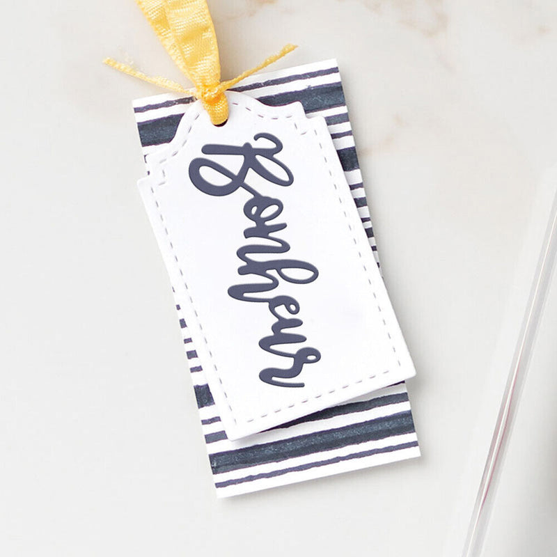 French Letter Cutting Dies for DIY Scrapbooking Album Card Making (H3997) Newly