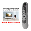 Anti-Slip Case Smart TV Remote Control Cover for LG MR21GA/MR21GC (Gray)