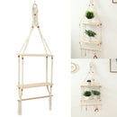 Decoration Hanging Basket Plants Holder Basket Flower Pot Hanging Cotton Rope