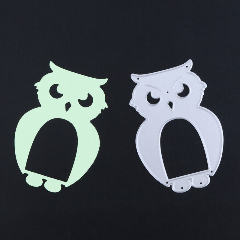 Beautiful Owl DIY Machining the DIY Animal Carbon Steel Stencil Scrapbook Sti