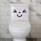 Bathroom Toilet Funny Smile Wall Stickers Washroom Wall Decals House Decor