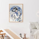 Chinese Style Beauty 5D Diamond Painting Partial Special Shaped Drill (K056)