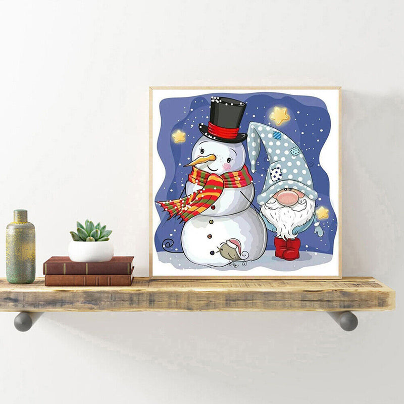 Snowman Goblin 5D DIY Full Drill Diamond Painting Picture Rhinestone Mosaic Art