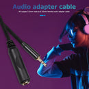 3.5mm Male to 6.35mm Female Cable 1/8 to 1/4 Stereo Audio Adapter (1.5m) Newly