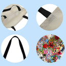 Wreath love printed Shoulder Shopping Bag Casual Large Tote Handbag