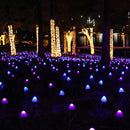 Solar Garden Lights 20 LED Mushroom Fairy String Lights Solar Mushroom Lamp