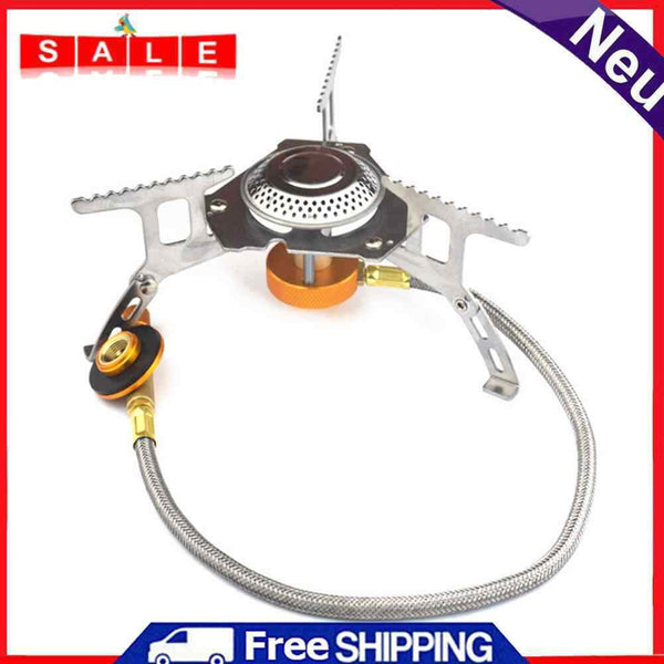 Outdoor Gas Stove Folding Camping Hiking Picnic Electronic Portable Split Stoves