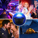 1X LED Galaxy Star Moon Cloud Projector Night Light Wave Lamp Starry Remot A9T6