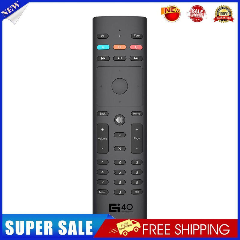 G40S 2.4GHz Wireless Air Mouse Voice Remote for PC Projector Android TV Box