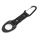 Sports Outdoor Rubber Kettle Buckle Carabiner Water Bottle Holder (Black) Newly