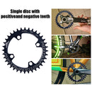 94+96BCD MTB Bicycle Crank Round Chainring Chain Wheel Crankset Plate (36T)