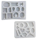 Crafts Crystal DIY Jewelry Making Tools Earring Mould Silicone Mold Irregular