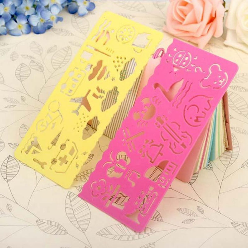 Draw Pictures Geometric Ruler Animal Drafting Tools Stationery For Students
