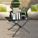 SUNDICK Outdoor Folding Table, BBQ Camping Table, Foldable Square Table Desk