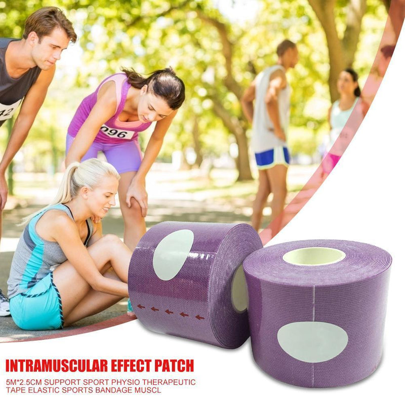 1 Roll Tape Bandage Sports Elastic Adhesive Strain Injury Support Muscle Stick