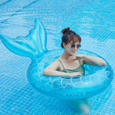 Inflatable Swimming Ring Adults Floating Swimming Circle (Blue Green 70) Newly