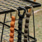 5-ring Camping Hanging Rope Tent Cup Lamp Hanger Clothes Line Strap (Khaki)