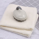 Silicone Shampoo Scalp Massage Brush Portable Hair Washing Comb (White) Newly